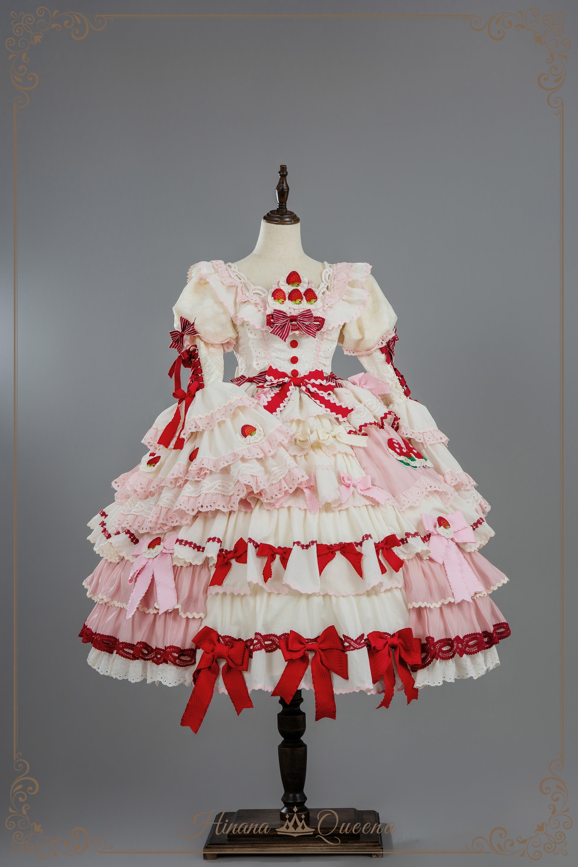 Strawberry Party」ワンピース | HinanaQueena | Wunderwelt Fleur - Online Boutique  for Gothic & Lolita Fashion