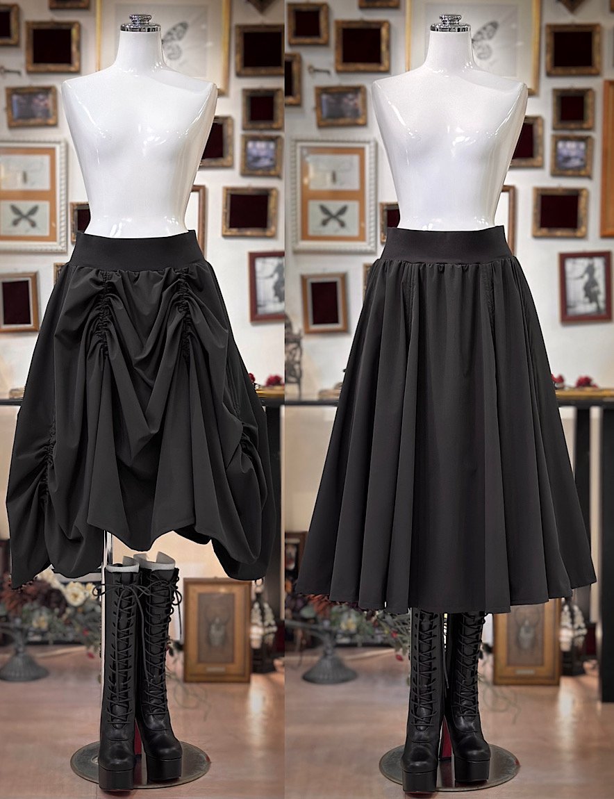 半額直販新品 - hmドローストリングスカート(er+) スカート