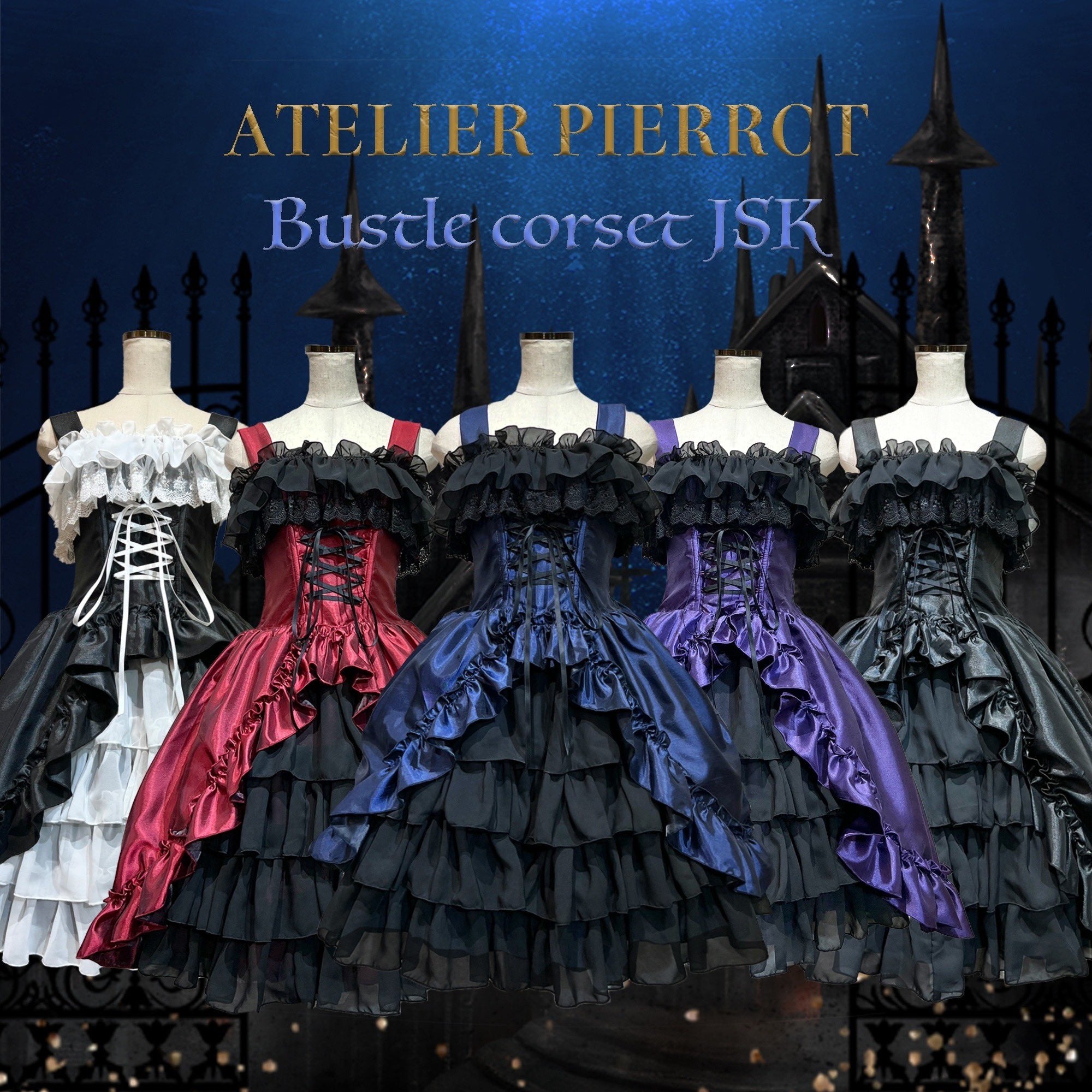 Bustle Corset JSK | ATELIER-PIERROT | Wunderwelt Fleur - Online 