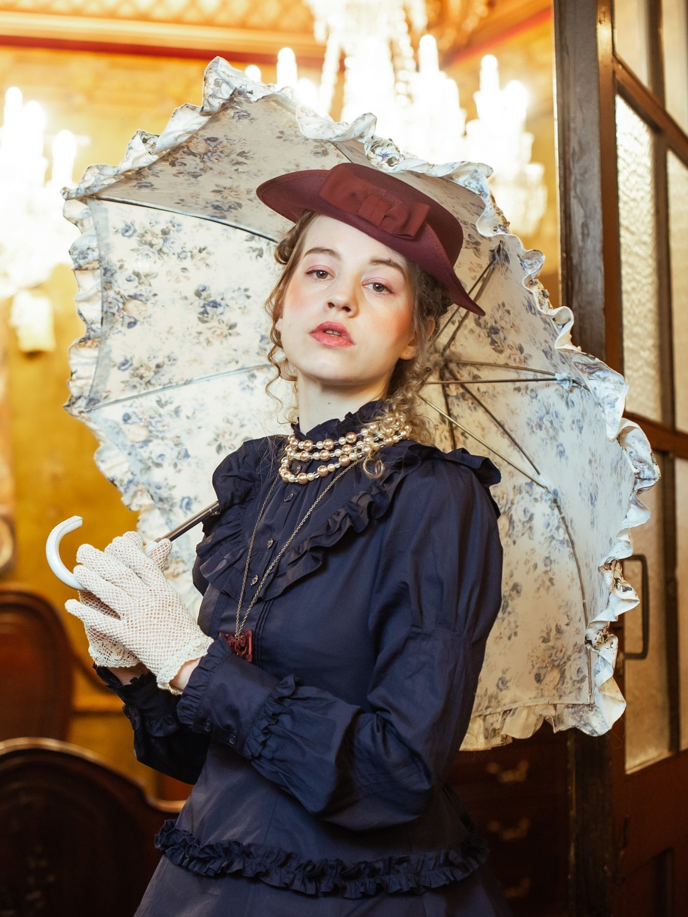 洛可可花束阳伞 | Victorian maiden | Wunderwelt Fleur - Gothic 