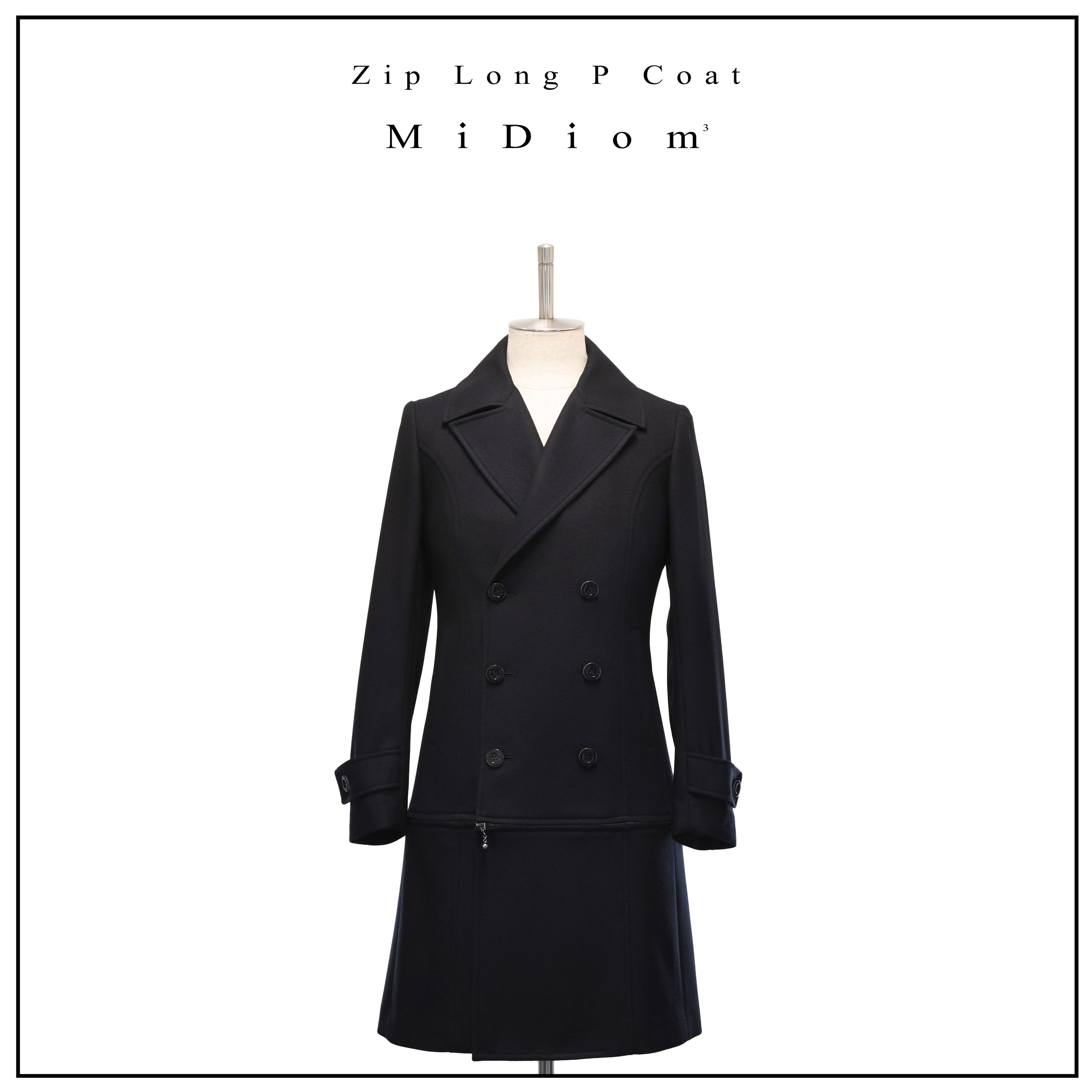 Zip Long P Coat | MiDiom | ロリータ ゴスロリ ゴシックファッション