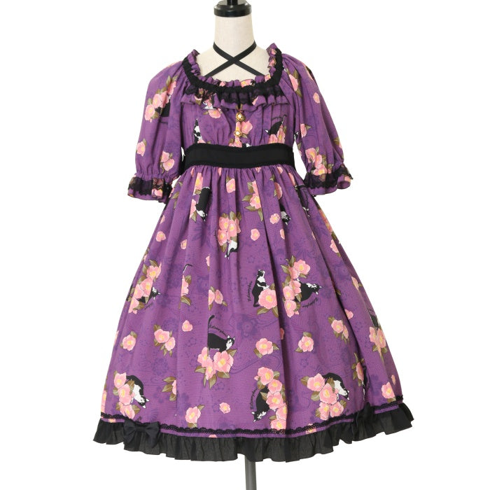 USED】椿爛漫〜ねこのかくれんぼ〜 ワンピース | metamorphose Wunderwelt Online Shop - Gothic &  Lolita Second-hand Clothing