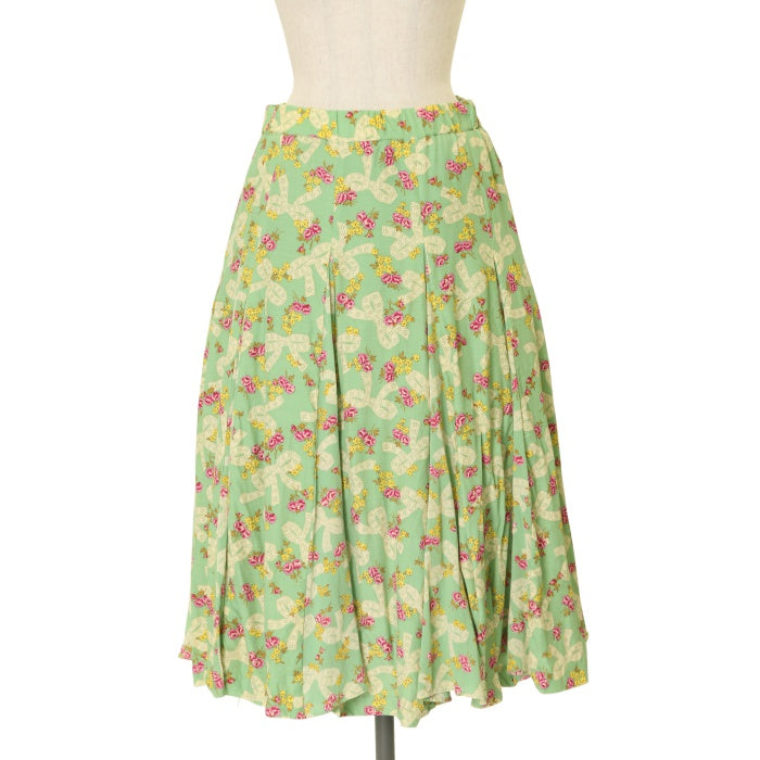 USED】【Dans Le Salon/Mサイズ】Granny's ribbonゴアードスカート ...