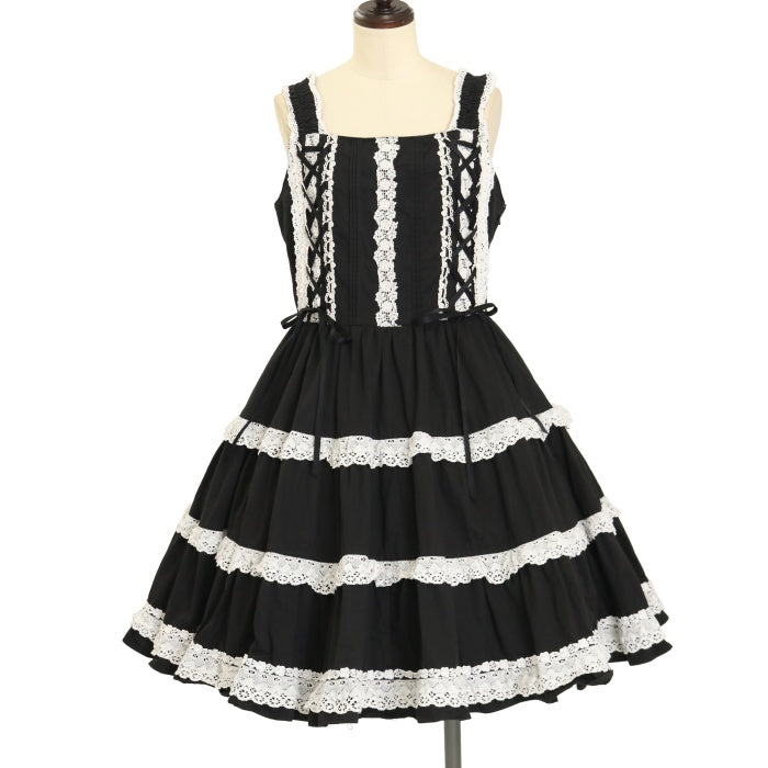 USED】ミルフィーユジャンパースカート BABY, THE STARS SHINE BRIGHT Wunderwelt Online Shop  Gothic Lolita Second-hand Clothing