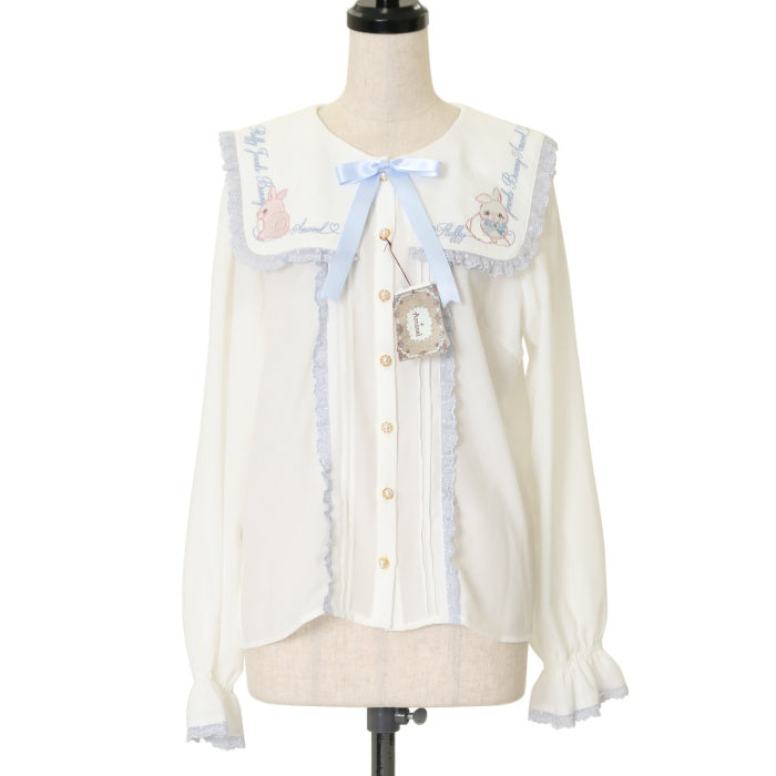 USED】Fluffy Jewels Bunnyうさみみブラウス | Amavel Wunderwelt Online Shop - Gothic &  Lolita Second-hand Clothing