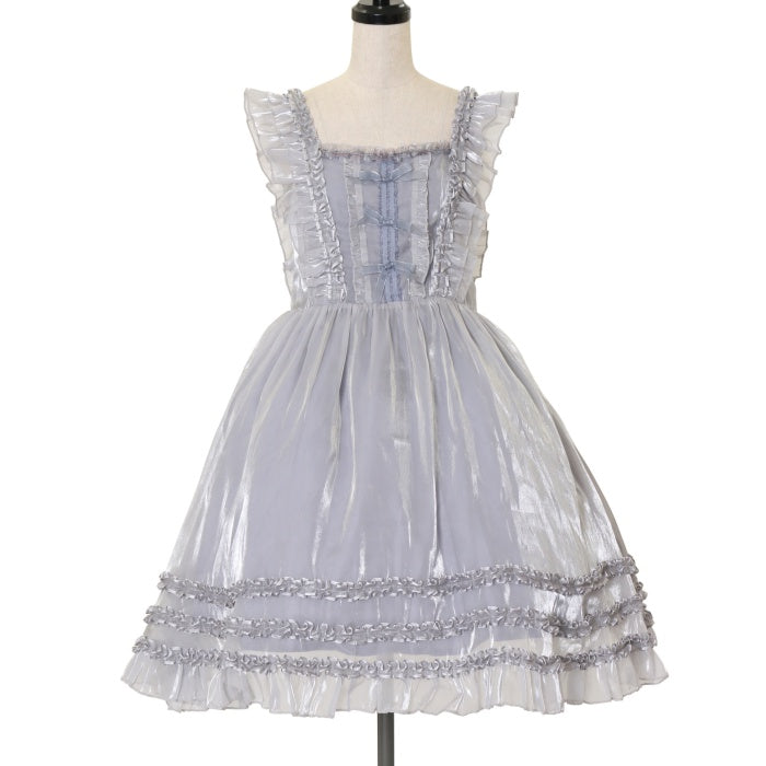 USED】【Snowdrop to Saint Maria/Lサイズ】オーガンジーフリルジャンパースカート | その他ブランド Wunderwelt  Online Shop - Gothic & Lolita Second-hand Clothing