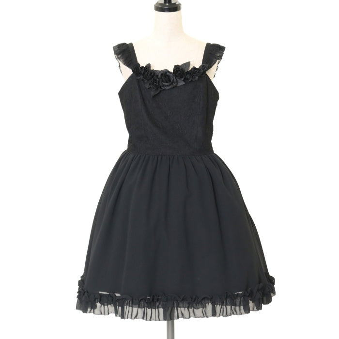 USED】【Mサイズ】シフォンバラドレス | Moi-même-Moitié Wunderwelt Online Shop - Gothic &  Lolita Second-hand Clothing