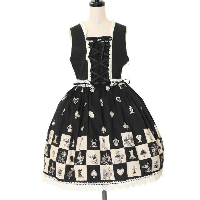 USED】チェス柄アリスのジャンパースカート | BABY, THE STARS SHINE BRIGHT Wunderwelt Online  Shop - Gothic & Lolita Second-hand Clothing