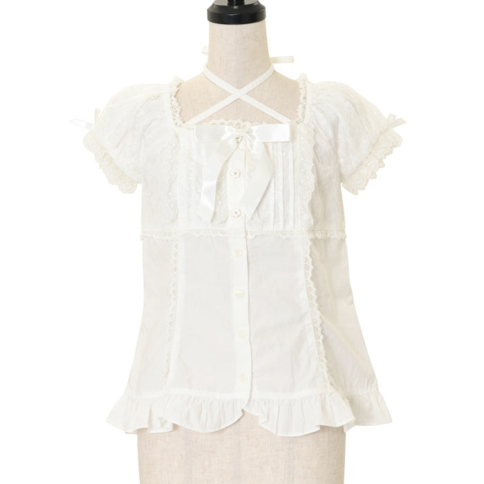 USED】Lacy切替ブラウス | Angelic Pretty Wunderwelt Online Shop - Gothic & Lolita  Second-hand Clothing