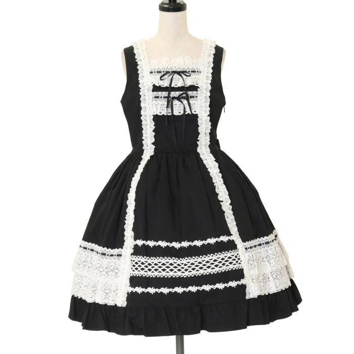 USED】レースフリルジャンパースカート | BABY, THE STARS SHINE BRIGHT Wunderwelt Online Shop  - Gothic & Lolita Second-hand Clothing