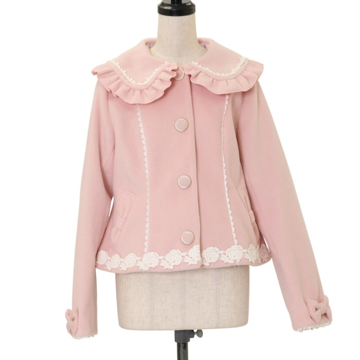 USED】【Mサイズ】ガーリーリボンショートコート | axes femme kawaii Wunderwelt Online Shop -  Gothic & Lolita Second-hand Clothing