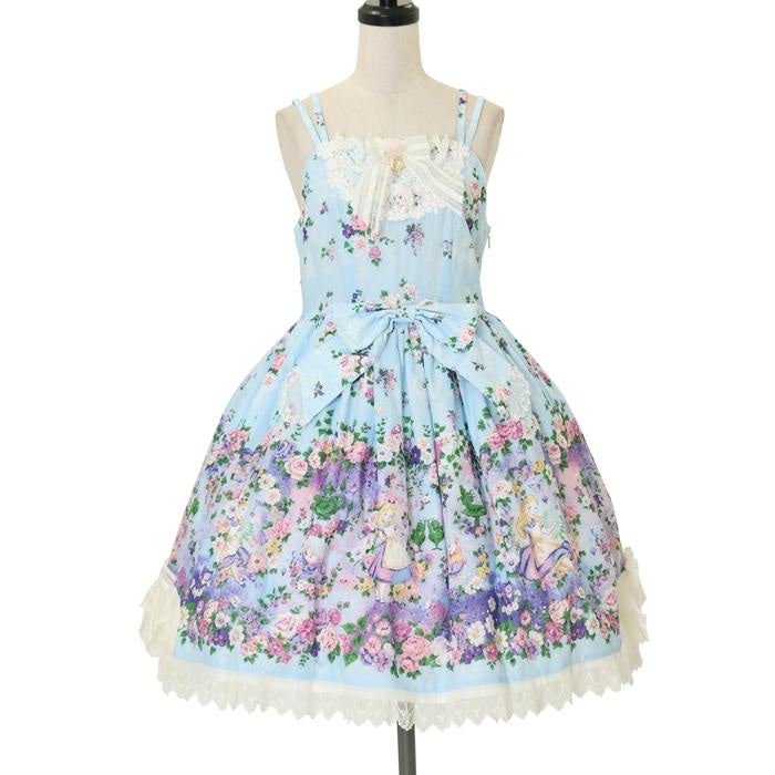 USED】【Disney】ふしぎの国のアリス｢Spring Garden｣ジャンパースカート | BABY, THE STARS SHINE  BRIGHT Wunderwelt Online Shop - Gothic & Lolita Second-hand Clothing