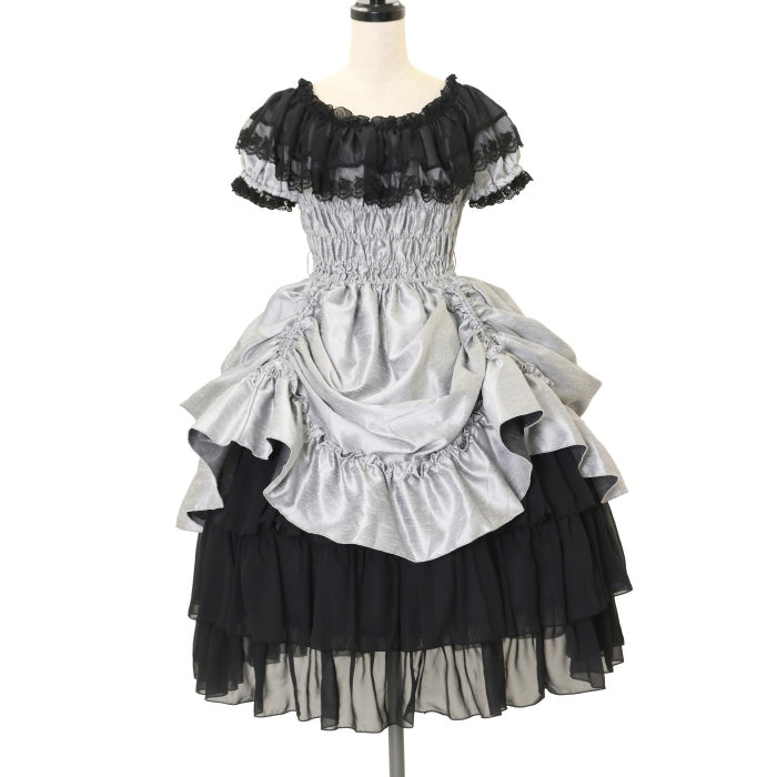 USED】シャーリングバッスルワンピース | ATELIER-PIERROT Wunderwelt Online Shop - Gothic &  Lolita Second-hand Clothing