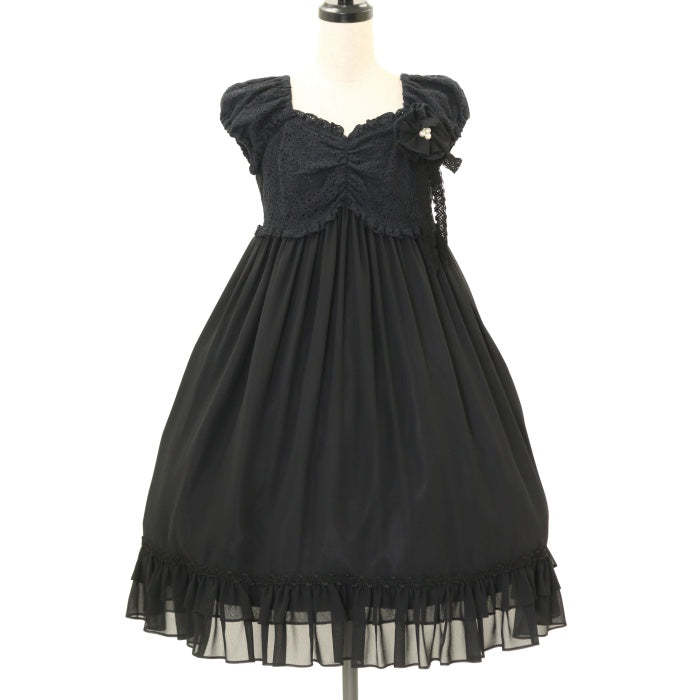 USED】レースシフォンドールドレス | Victorian Maiden Wunderwelt Online Shop - Gothic &  Lolita Second-hand Clothing