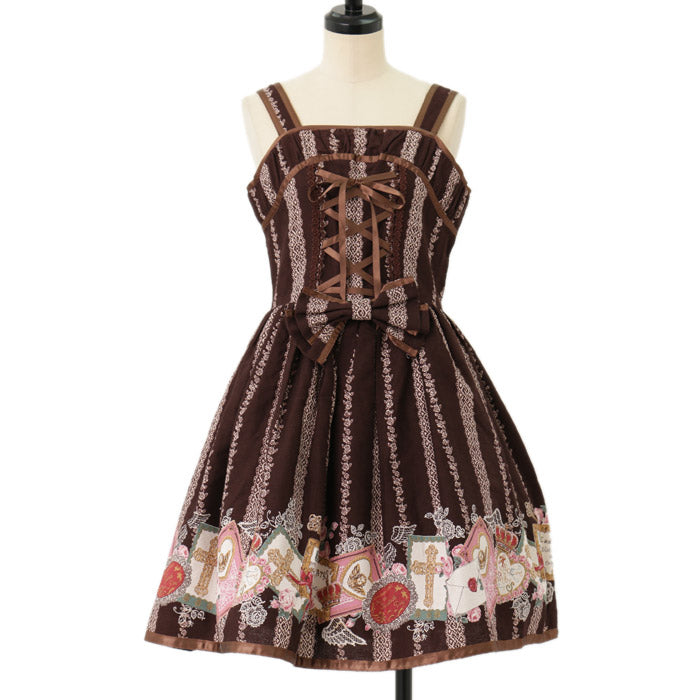 USED】ヴィクトリアンカード柄ジャンパースカートⅠ | ALICE and the PIRATES Wunderwelt Online Shop -  Gothic & Lolita Second-hand Clothing