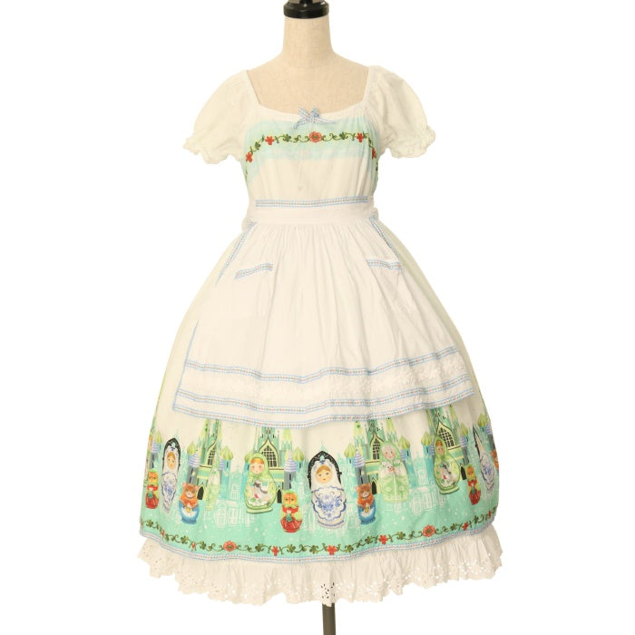 USED】The Little nesting doll エプロン付きワンピース | LIEF Wunderwelt Online Shop -  Gothic u0026 Lolita Second-hand Clothing