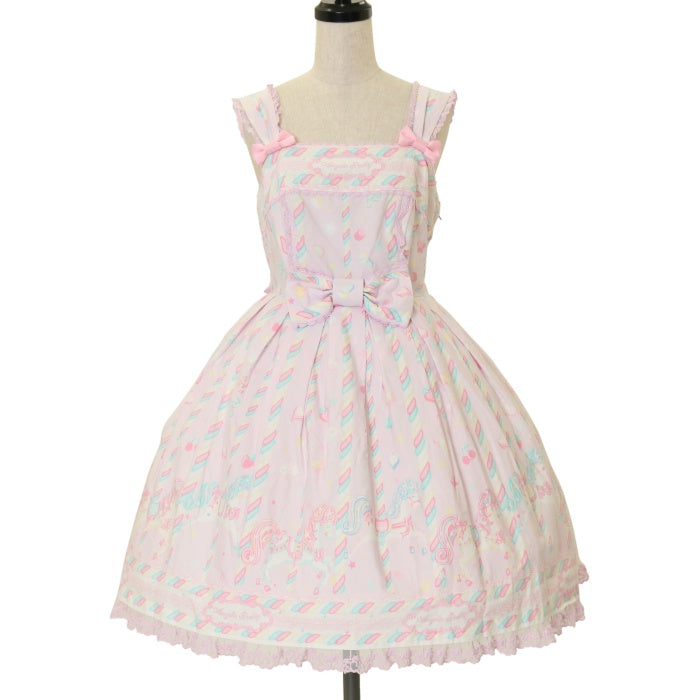 新品 Angelic Pretty Sugary Carnival 黒ジャンスカ-