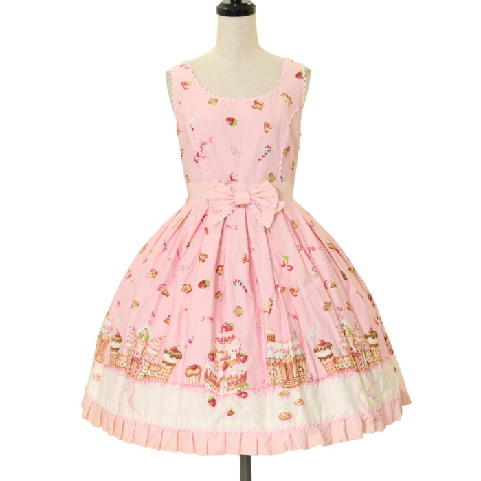 USED】お菓子の国ジャンパースカート | Angelic Pretty Wunderwelt