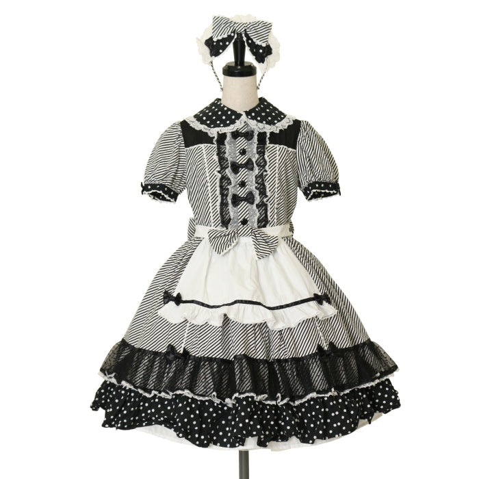 USED】Stripe Girly Cafe Set | Angelic Pretty | ロリータ ゴスロリ ...