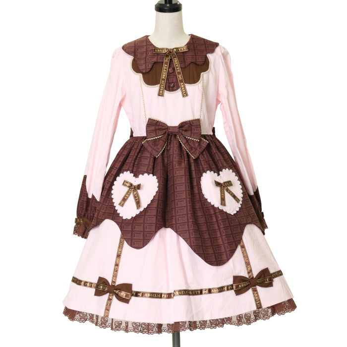 USED】Dreamyショコラティエワンピース | Angelic Pretty Wunderwelt Online Shop - Gothic u0026  Lolita Second-hand Clothing