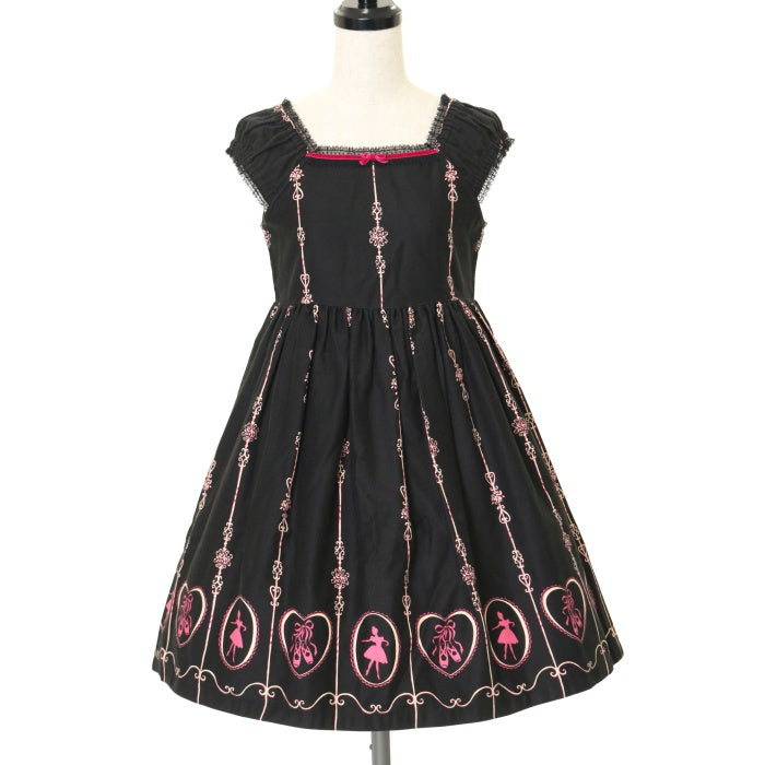 USED】【150cm】バレリーナプリントワンピース | Shirley Temple Wunderwelt Online Shop - Gothic  & Lolita Second-hand Clothing