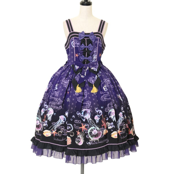 USED】海月の輪舞曲 バッスルジャンパースカート | metamorphose Wunderwelt Online Shop - Gothic u0026  Lolita Second-hand Clothing