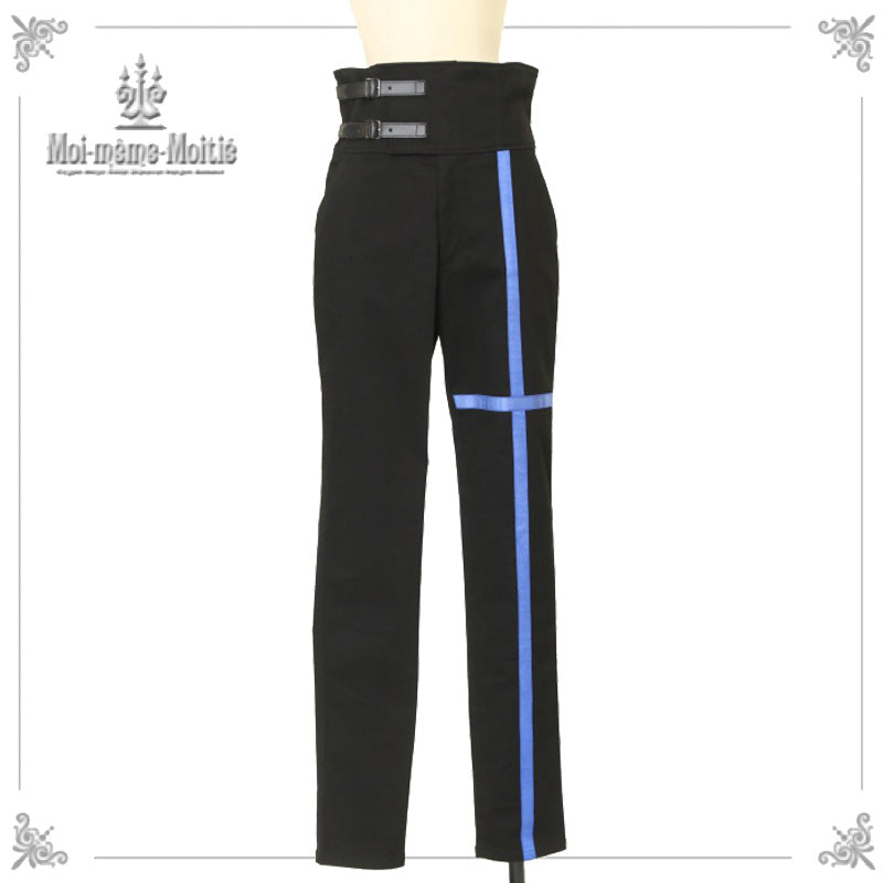 Double Belt Cross Pants (Men), Moi-même-Moitié