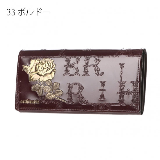 230673 Ficelle Rose Long Fold-over Wallet | artherapie