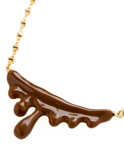 チョコレートメルト ネックレス 0085001BRW | Q-pot. | ロリータ