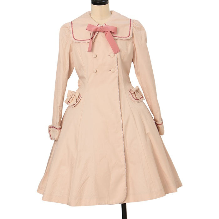 USED】リボン付セーラーカラーコートドレス | Victorian maiden ...