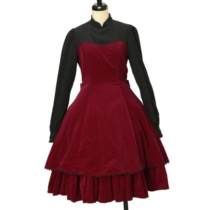 USED】別珍ノーブルリボンドレス | Victorian Maiden Wunderwelt Online Shop - Gothic &  Lolita Second-hand Clothing