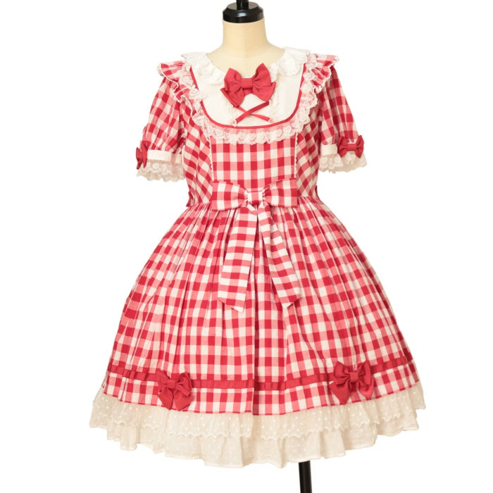 USED】おすましDollギンガムワンピース | Angelic Pretty | ロリータ