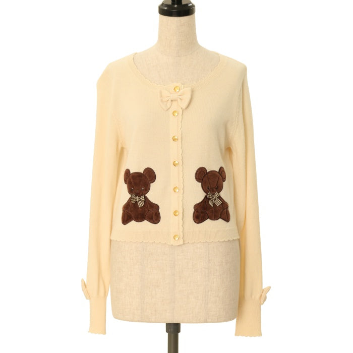 USED】Holiday Bearニットカーディガン | Angelic Pretty Wunderwelt