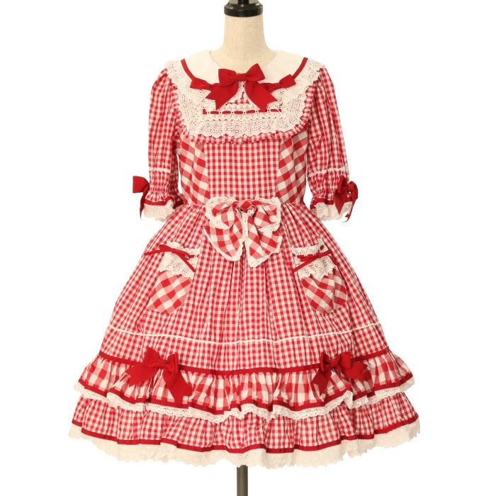 USED】Milky Gingham Dollワンピース | BABY, THE STARS SHINE BRIGHT