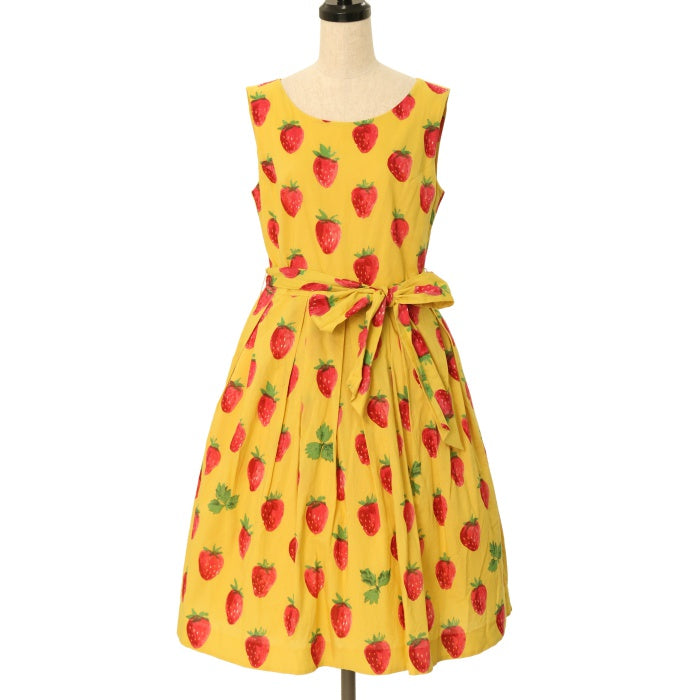 USED】【Mサイズ】Strawberry fieldのドレス（マスタード） | Jane