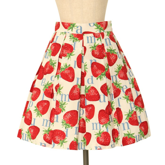 USED】【Mサイズ】Strawberry Meets Logoのミニスカート | Jane Marple