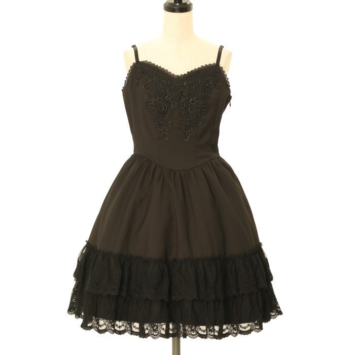 USED】胸元レースジャンパースカート | BLACK PEACE NOW Wunderwelt Online Shop - Gothic &  Lolita Second-hand Clothing