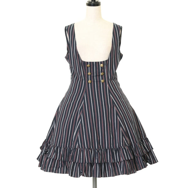 USED】【Lサイズ】レジメンタルコルセットジャンパースカート | Innocent World Wunderwelt Online Shop -  Gothic & Lolita Second-hand Clothing