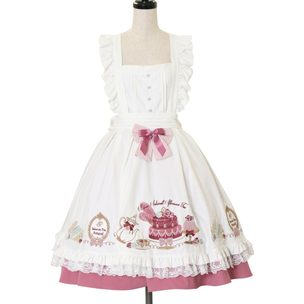 USED】喫茶アマベルのアフタヌーン・ティーエプロンジャンパースカート | Amavel Wunderwelt Online Shop -  Gothic & Lolita Second-hand Clothing