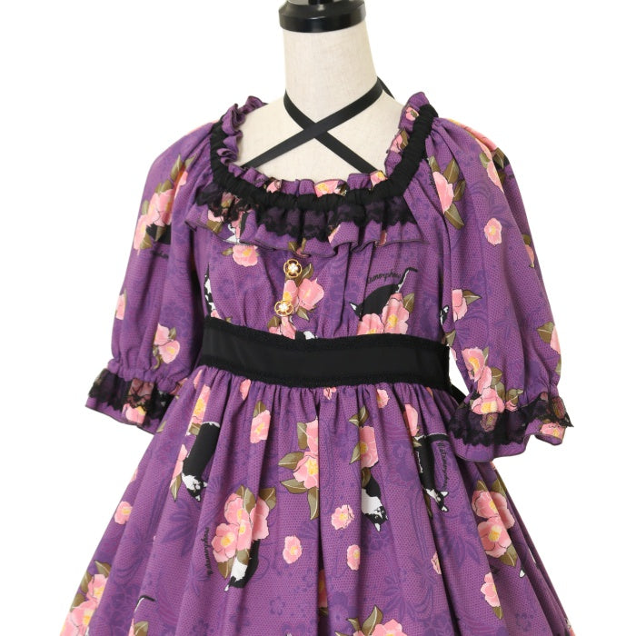 USED】椿爛漫〜ねこのかくれんぼ〜 ワンピース | metamorphose Wunderwelt Online Shop - Gothic &  Lolita Second-hand Clothing