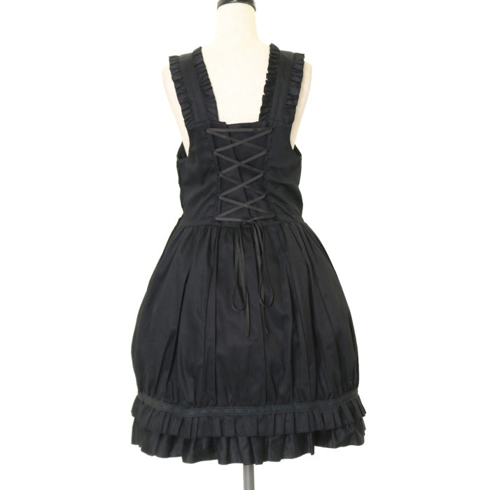 USED】【PEACE NOW/Mサイズ】チェストリボンジャンパースカート | BLACK PEACE NOW Wunderwelt Online  Shop - Gothic & Lolita Second-hand Clothing