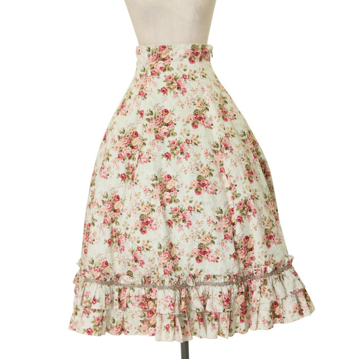 USED】ロココブーケバッスルロングスカート | Victorian Maiden 