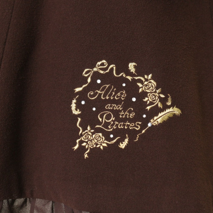 USED】フェザーローズ刺繍のケープ付きコート | ALICE and the PIRATES Wunderwelt Online Shop -  Gothic & Lolita Second-hand Clothing