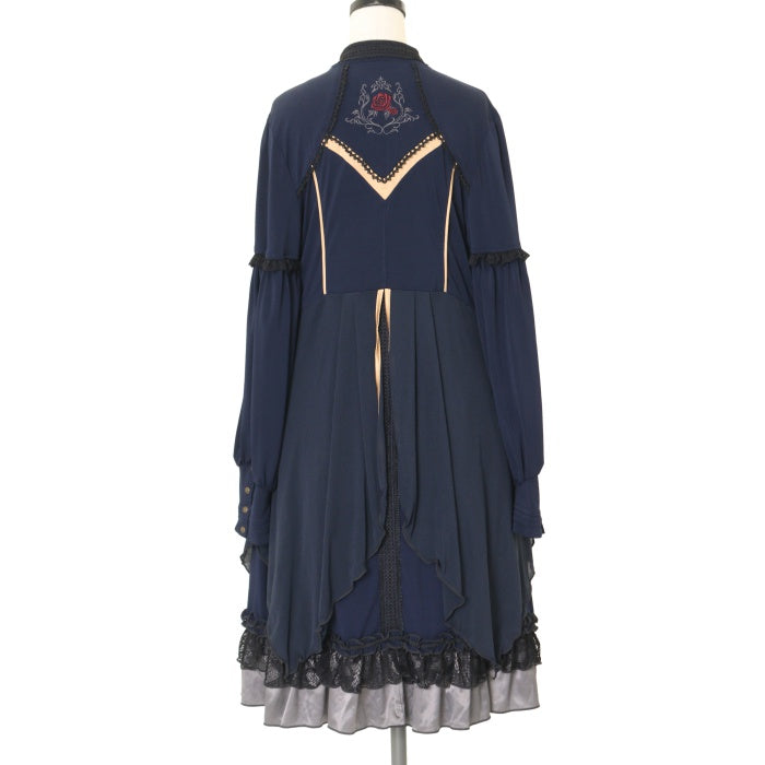 USED】ONESTE 百合紋章ボトル柄レイヤードワンピース | Ozz On Wunderwelt Online Shop - Gothic &  Lolita Second-hand Clothing