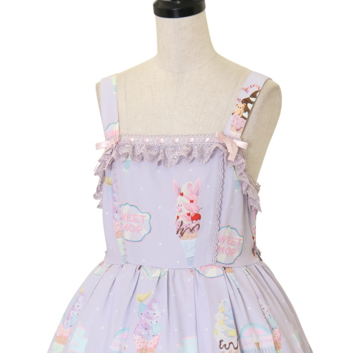 USED】【Mサイズ】アイス柄ジャンパースカート | axes femme kawaii Wunderwelt Online Shop -  Gothic & Lolita Second-hand Clothing