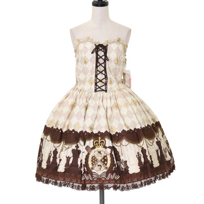 USED】【Mサイズ】天使の燭台リボンジャンパースカート | Innocent World Wunderwelt Online Shop -  Gothic & Lolita Second-hand Clothing