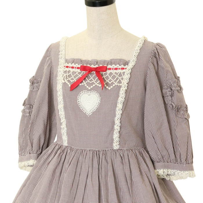 USED】Petit Gingham Heartワンピース | Angelic Pretty Wunderwelt Online Shop -  Gothic & Lolita Second-hand Clothing