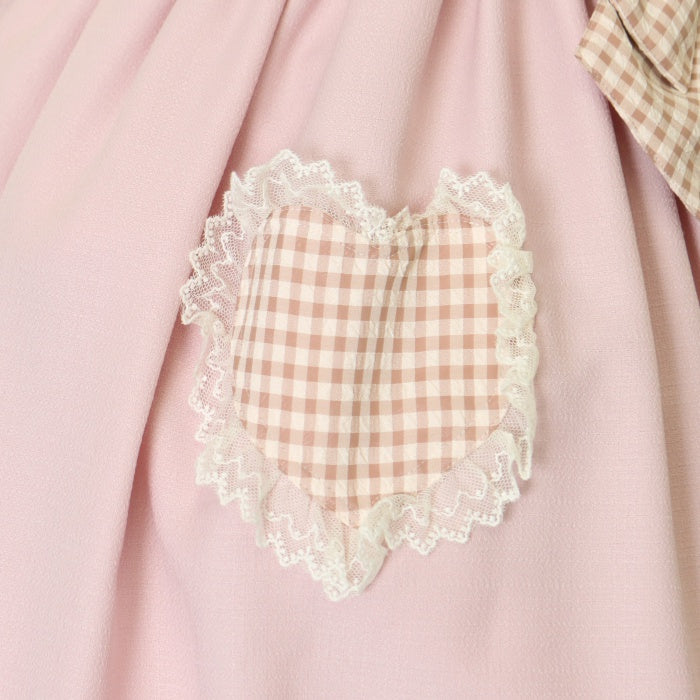 Sweet Heartギンガムジャンパースカート