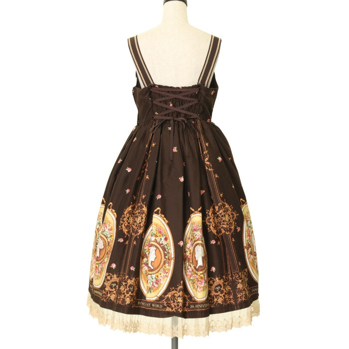 USED】【Lサイズ】花の女神フローラハイウエストジャンパースカート | Innocent World Wunderwelt Online Shop  - Gothic & Lolita Second-hand Clothing