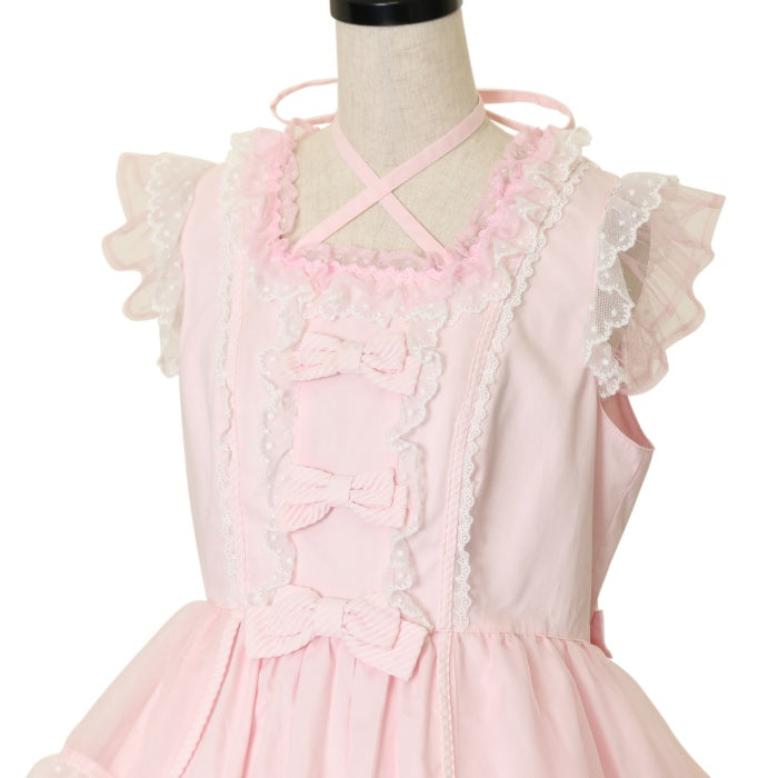 USED】Candyストライプリボンワンピース | Angelic Pretty Wunderwelt Online Shop - Gothic &  Lolita Second-hand Clothing